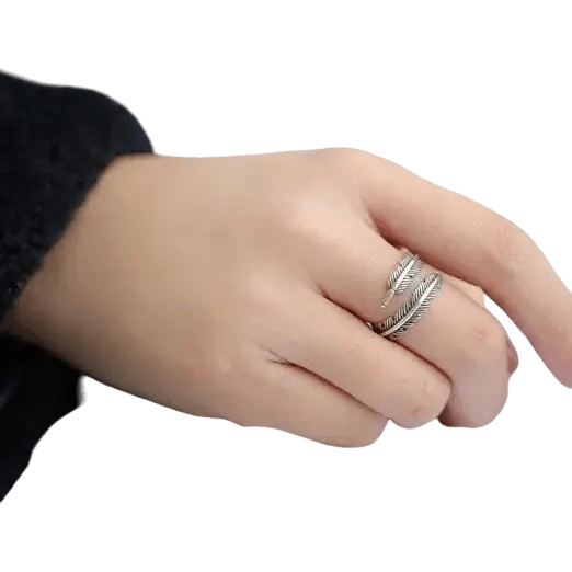 Bague Plume en Argent