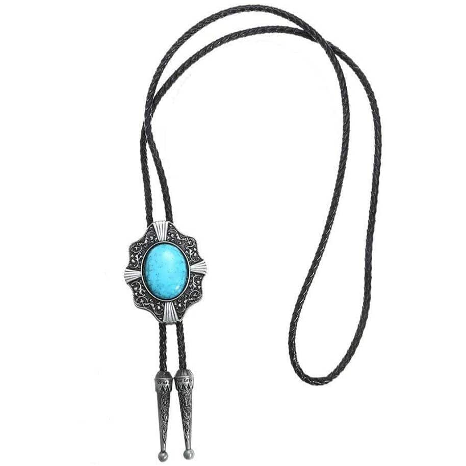 Bolo Tie Blue Stone