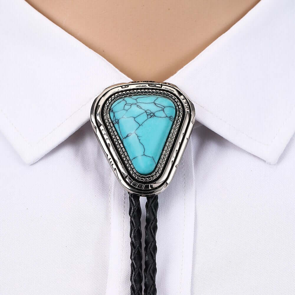 Bolo Tie Pierre Bleue