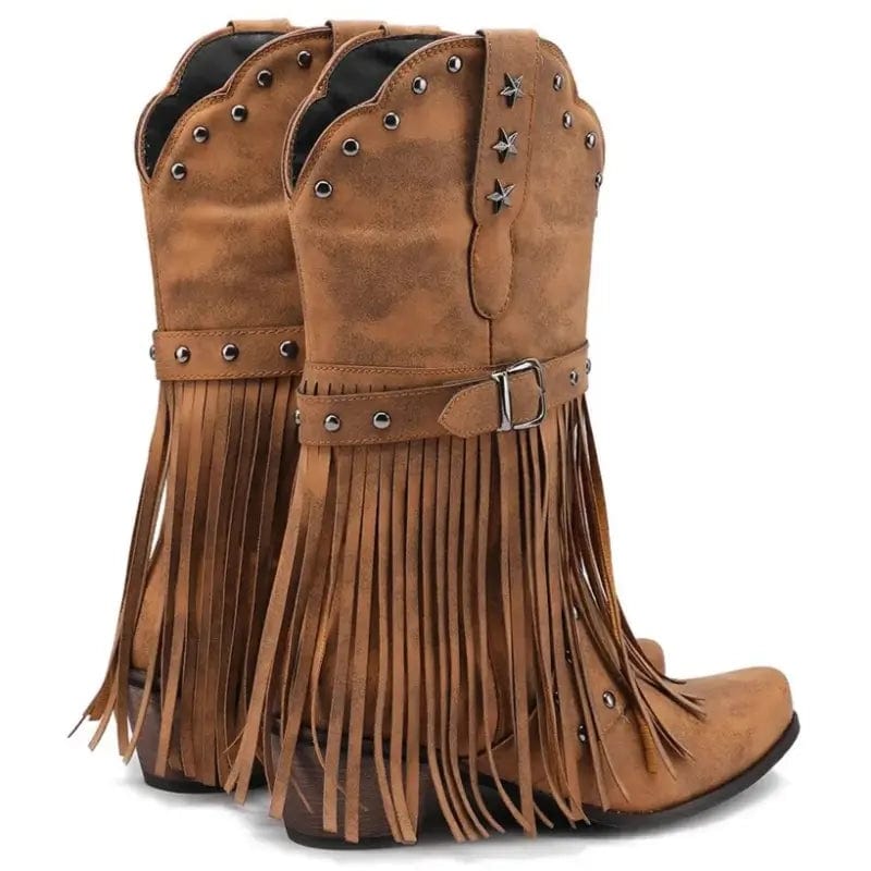 Bottes Country à Franges pour Femme
