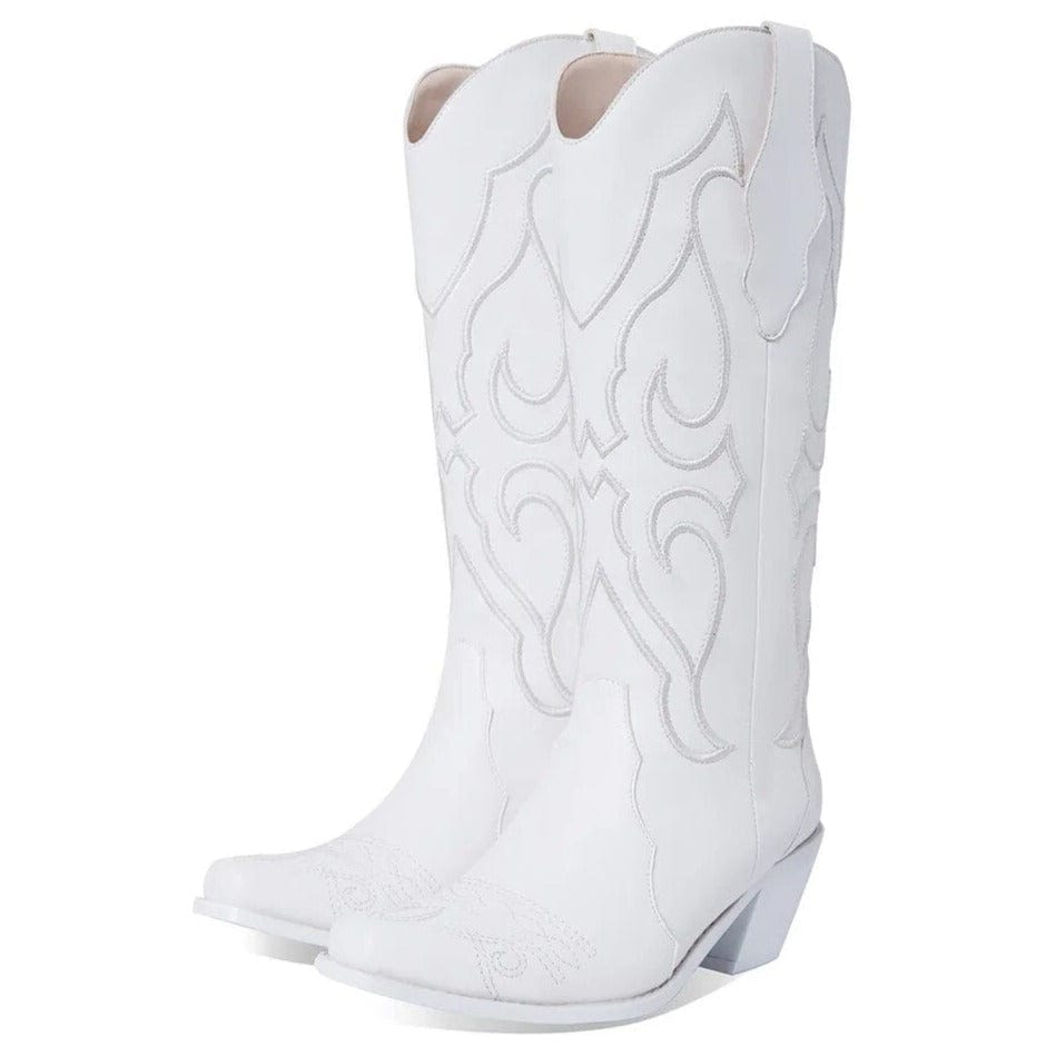 Bottes Country Blanches