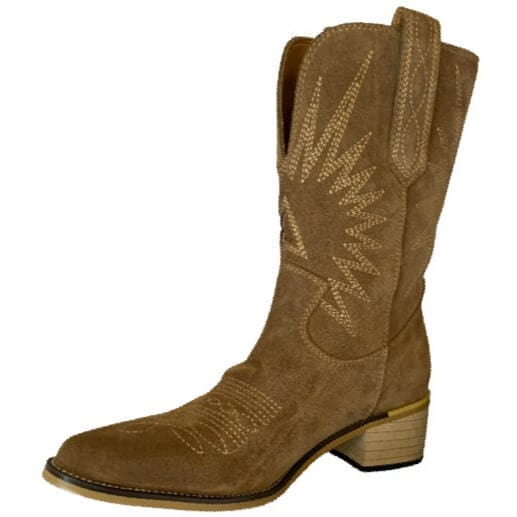 Bottes Cowboy Femme Beiges 35 | 22.5