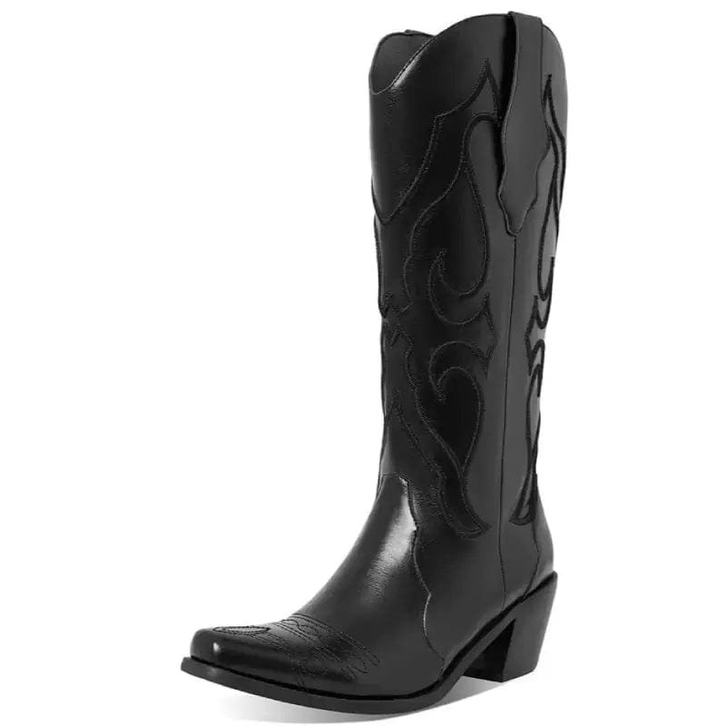 Bottes Cowboy Western Noir / 35 | 22.5