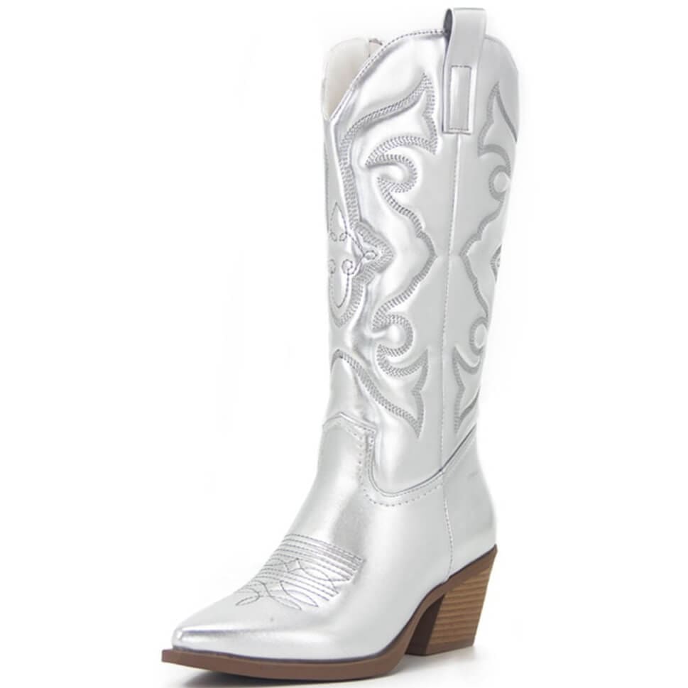 Bottes de Danse Country Argenté / 35 | 22.5