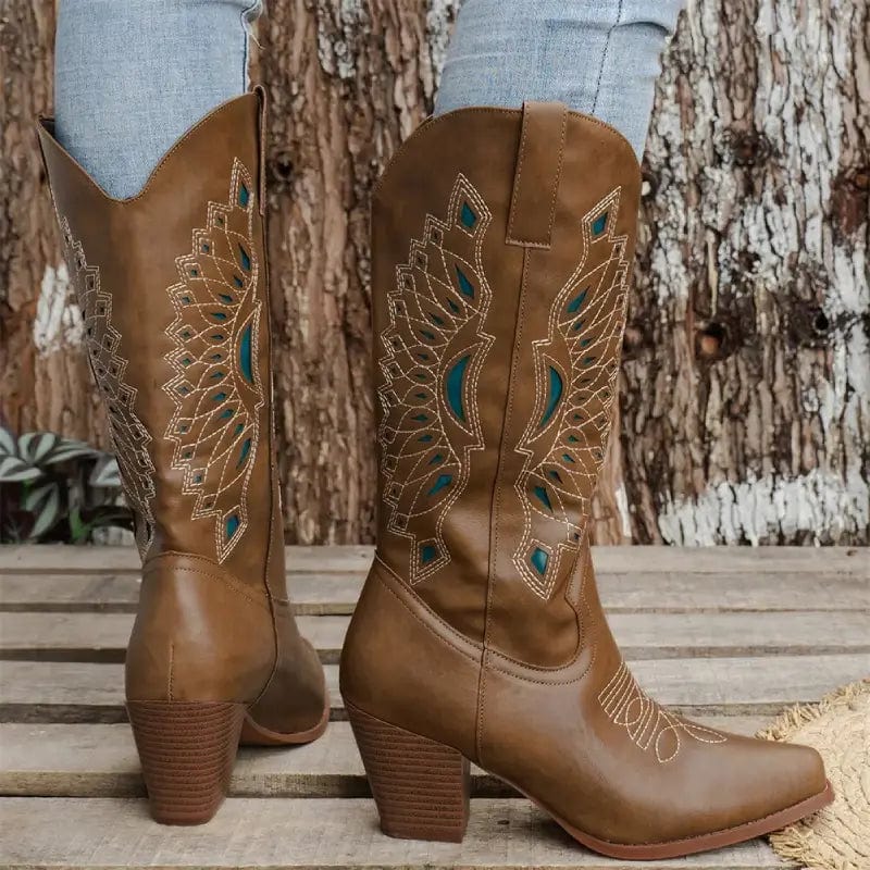 Bottes Style Western pour Femme