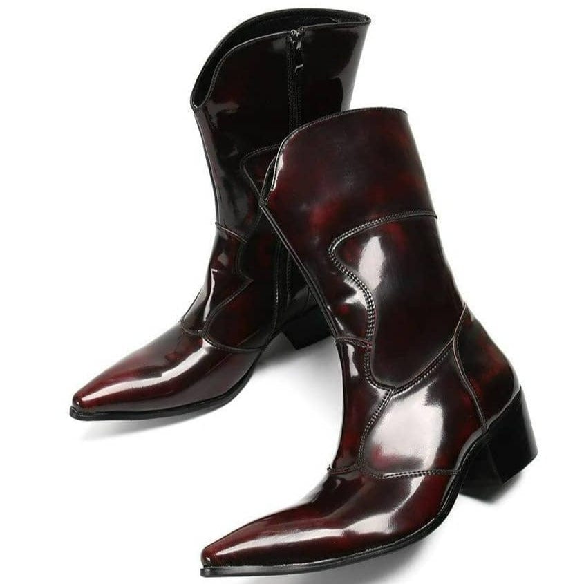 Bottes Western en Cuir pour Homme