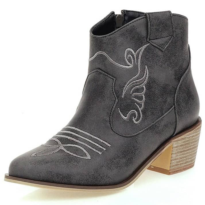 Bottines Chelsea Style Western Noir / 35 | 22.5