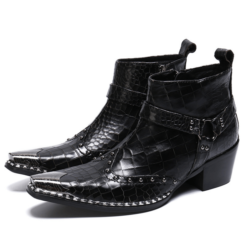 Bottines Cowboy en Cuir
