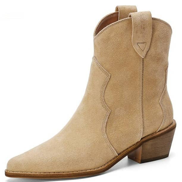Bottines Western Beiges 35 | 22.5
