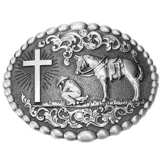 Boucle de Ceinture Cowboy Cheval