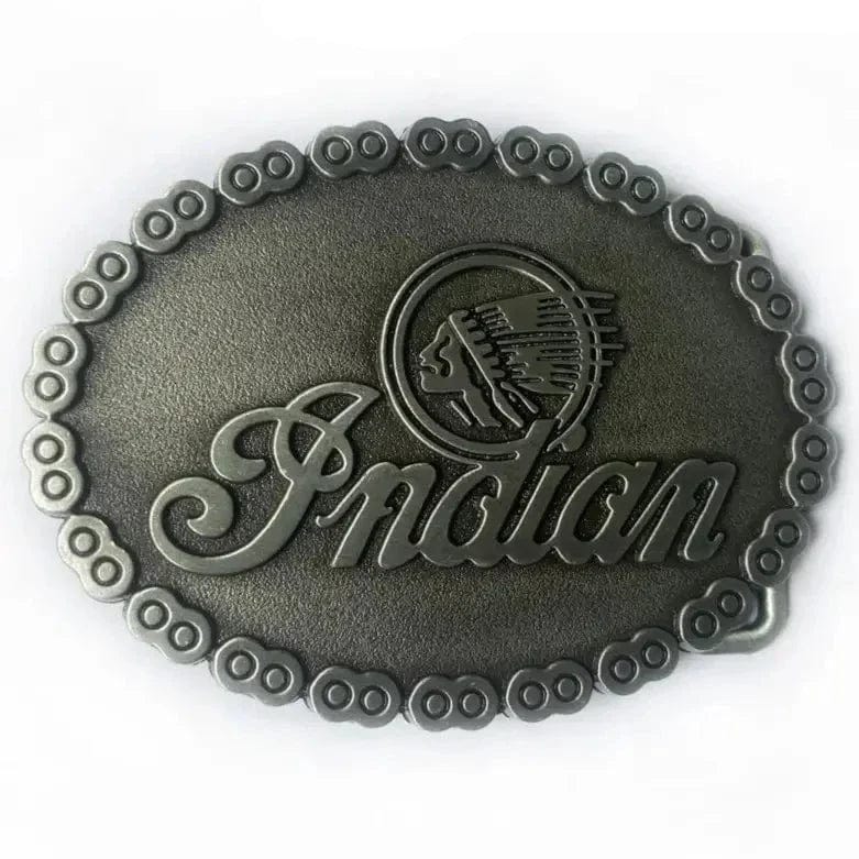 Boucle de Ceinture Indian Motorcycle Gris