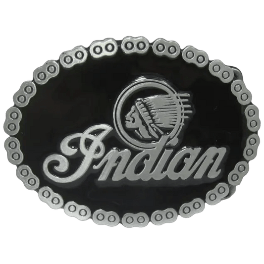 Boucle de Ceinture Indian Motorcycle Noir