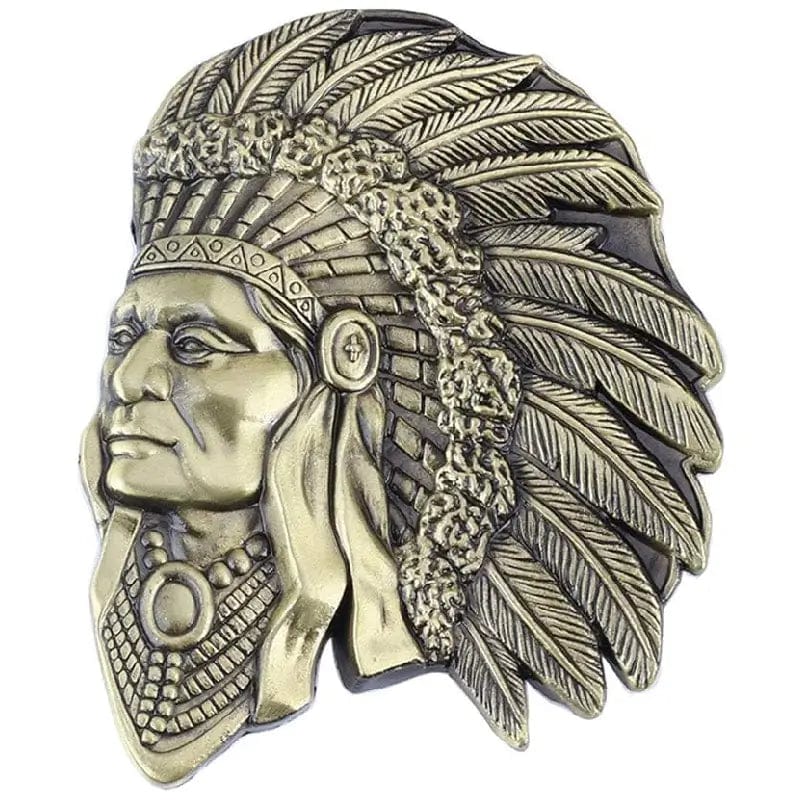Boucle de Ceinture Indien Doré