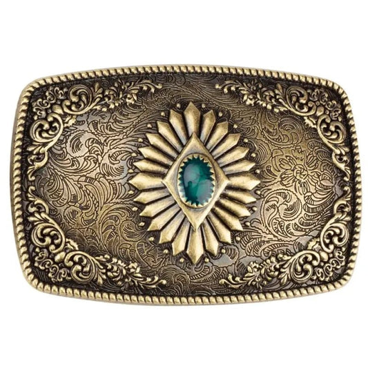 Boucle de Ceinture Vintage Doré