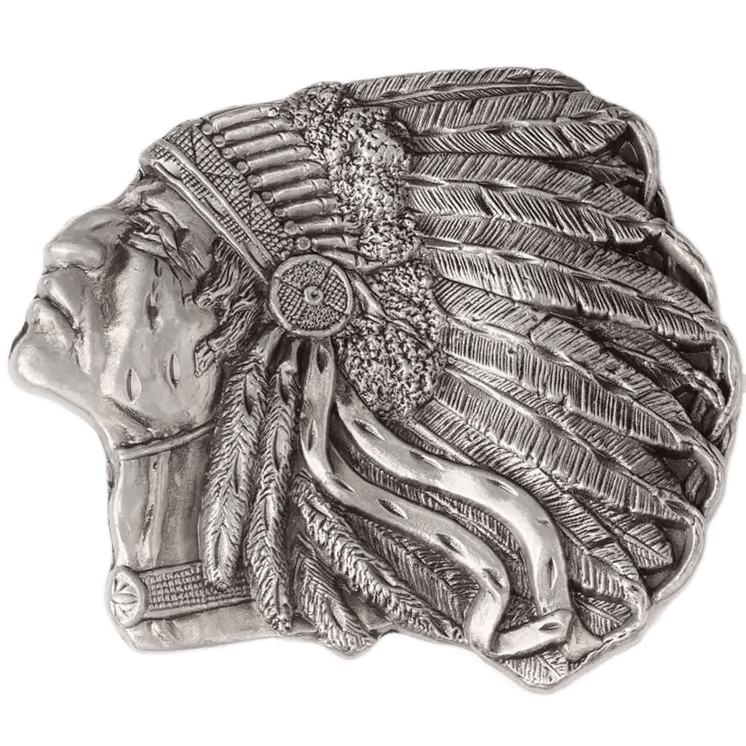 Boucle de Ceinture Western Cochise Argenté