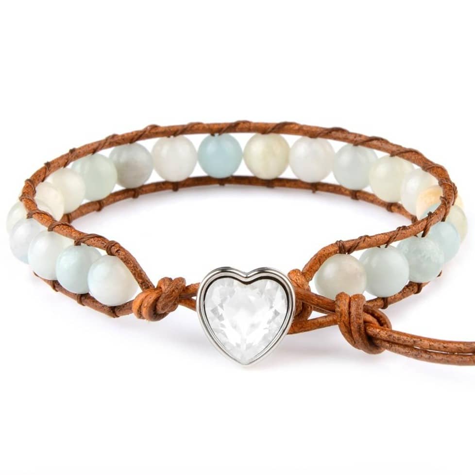 Bracelet Amérindien pour Femme Cyan
