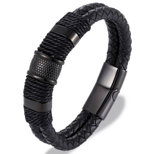 Bracelet Western Clint Eastwood Noir / 19cm