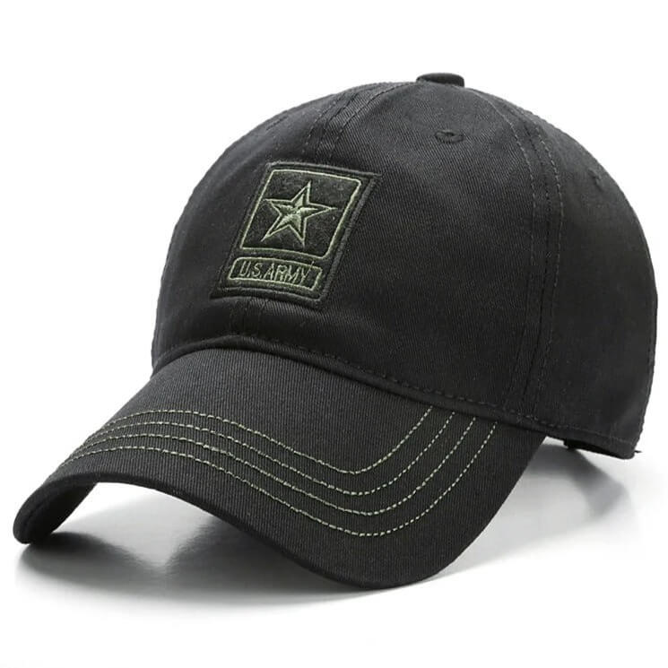 Casquette Armée Américaine Noir