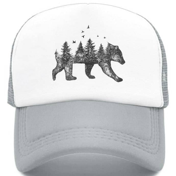 Casquette Équitation Western Gris