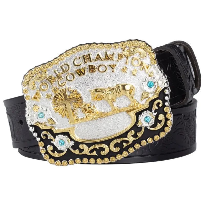 Ceinture avec Boucle Western 95cm