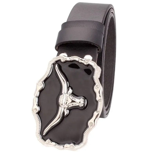 Ceinture Country Américaine Noir / 105cm