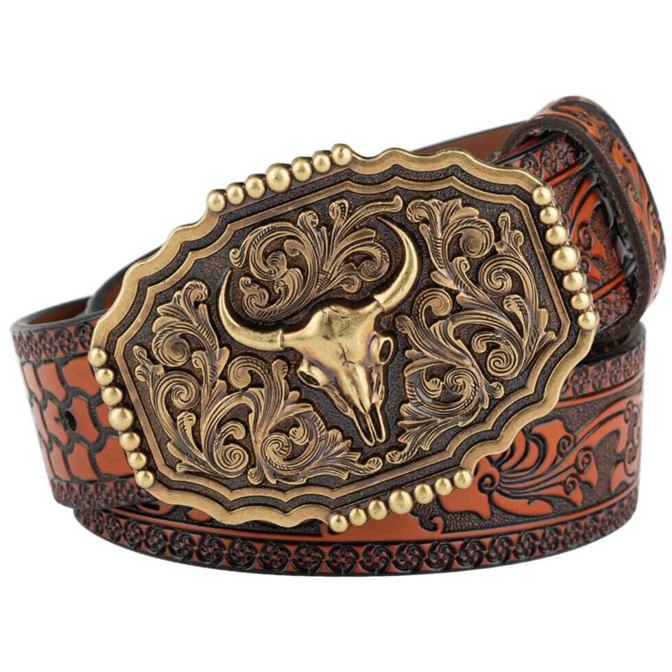 Ceinture Country pour Homme Orange / 100cm