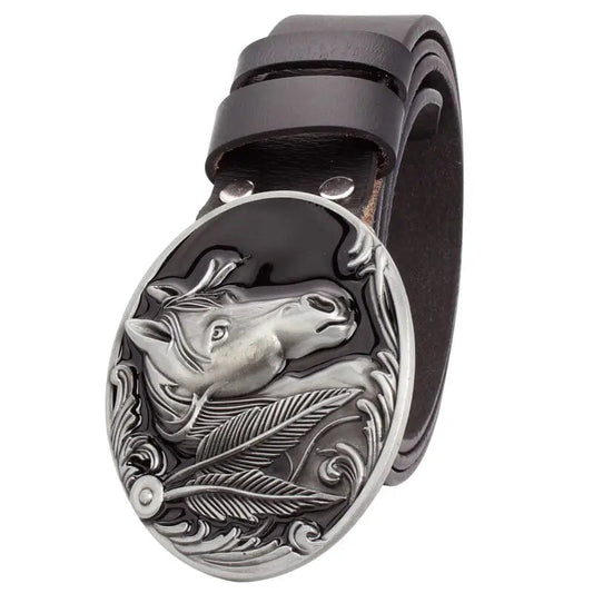 Ceinture de Cowboy Western Noir / 105cm