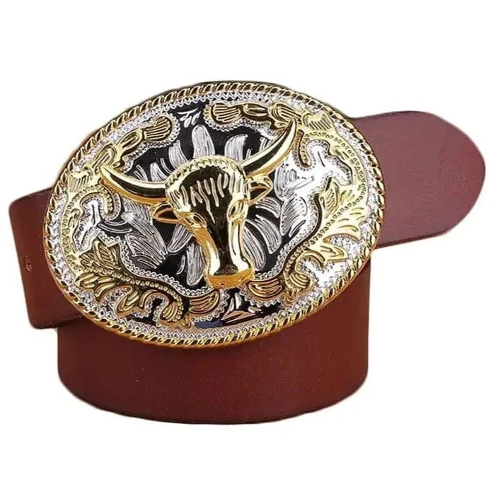 Ceinture Style Western Marron / 100cm