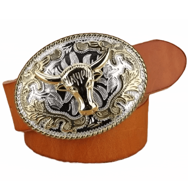 Ceinture Style Western Marron clair / 100cm