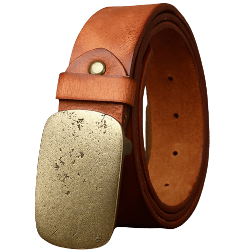 Ceinture Western avec Boucle en Or