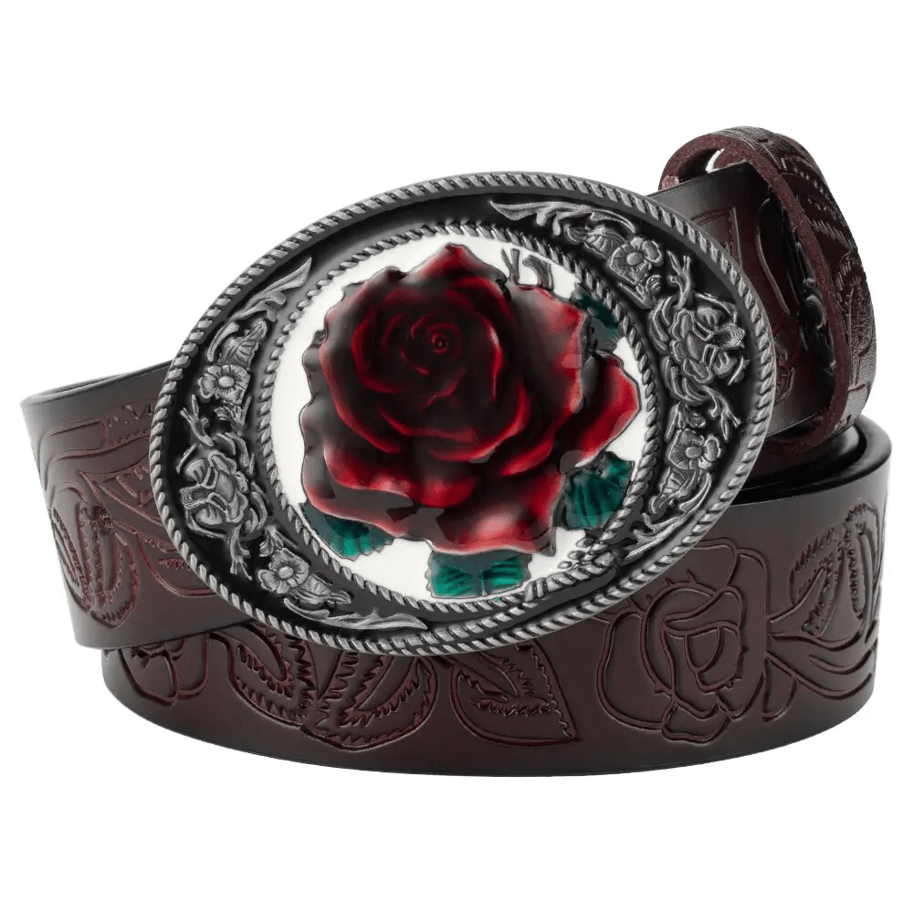 Ceinture Western Country pour Femme Chocolat / 100cm