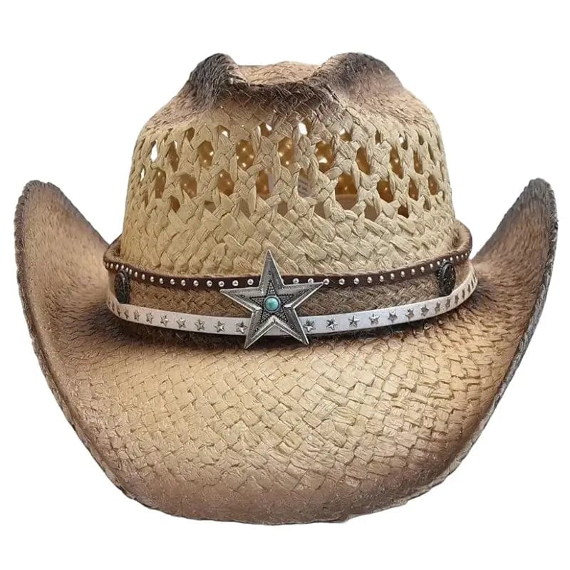 Chapeau Country Western en Paille