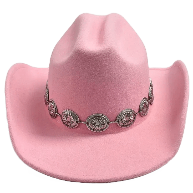 Chapeau de Cowboy Femme Rose