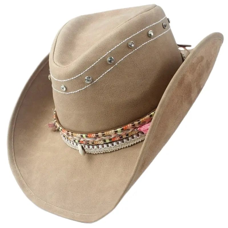 Chapeau Western Femme Strass