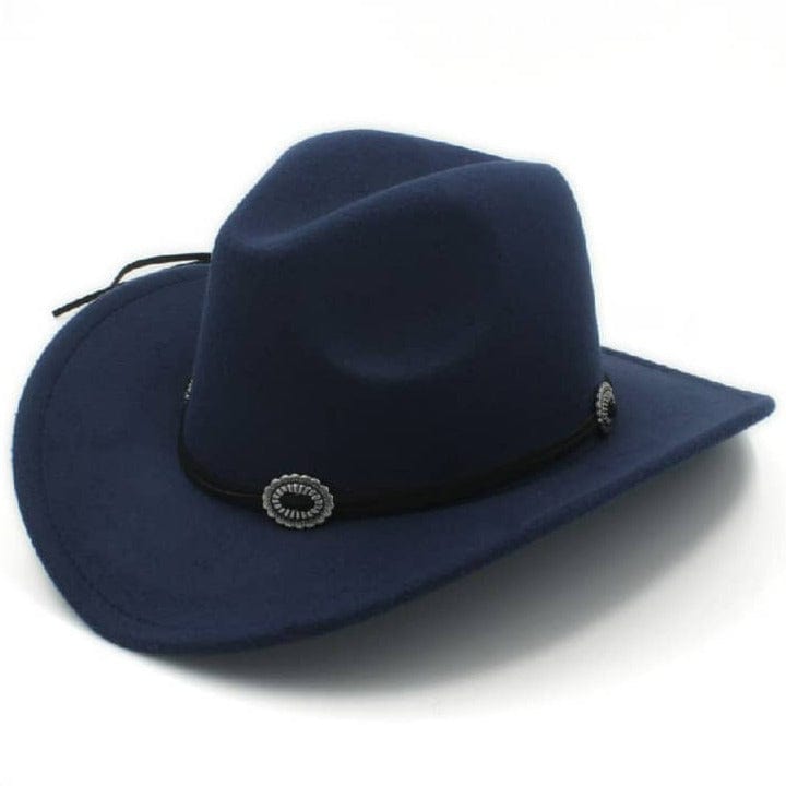 Chapeau Western Grande Taille Bleu marine