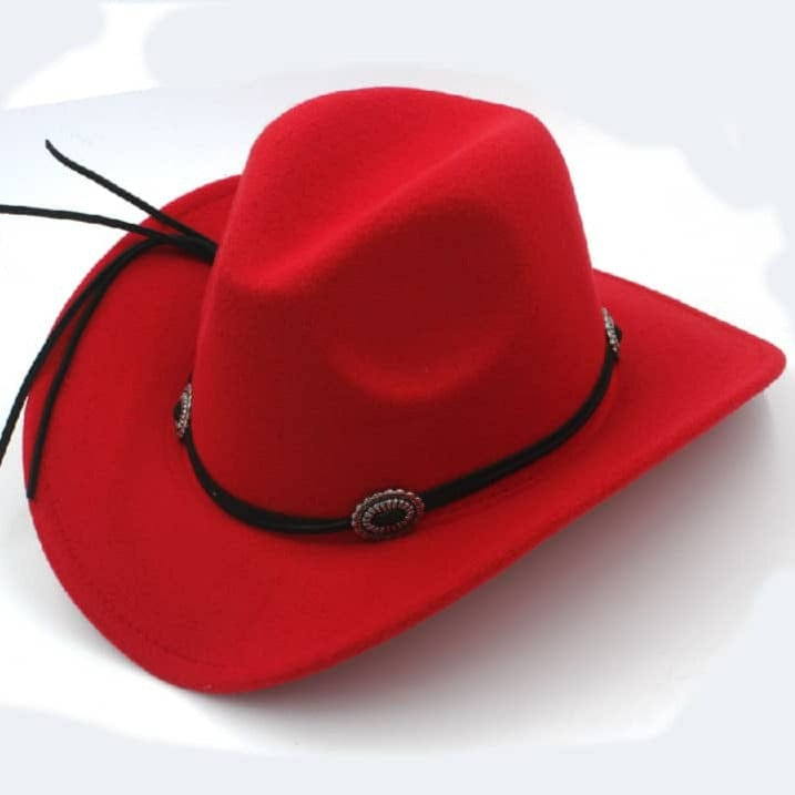 Chapeau Western Grande Taille Rouge