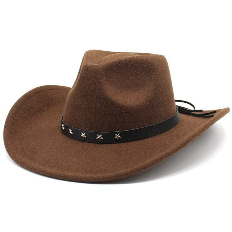 Chapeau Western Texan Marron