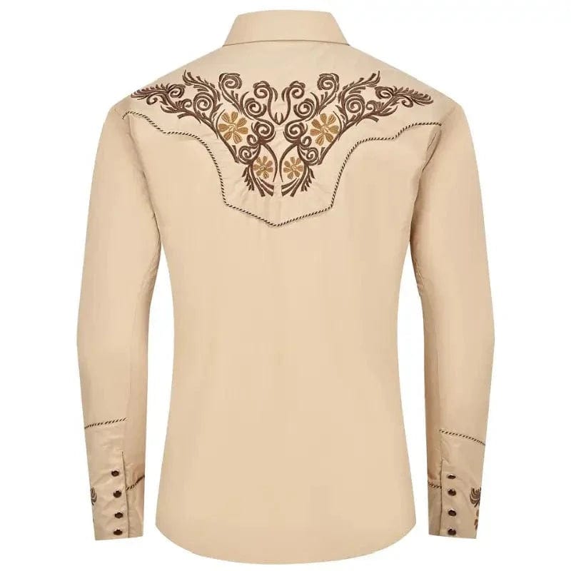 Chemise Western Beige