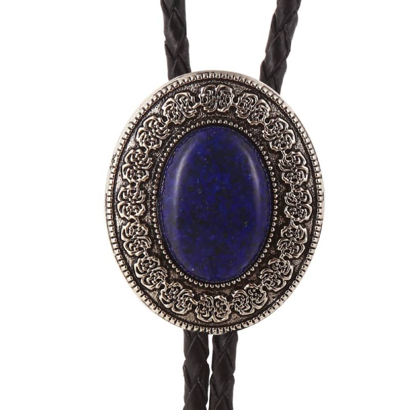 Cravate Texane Bleue