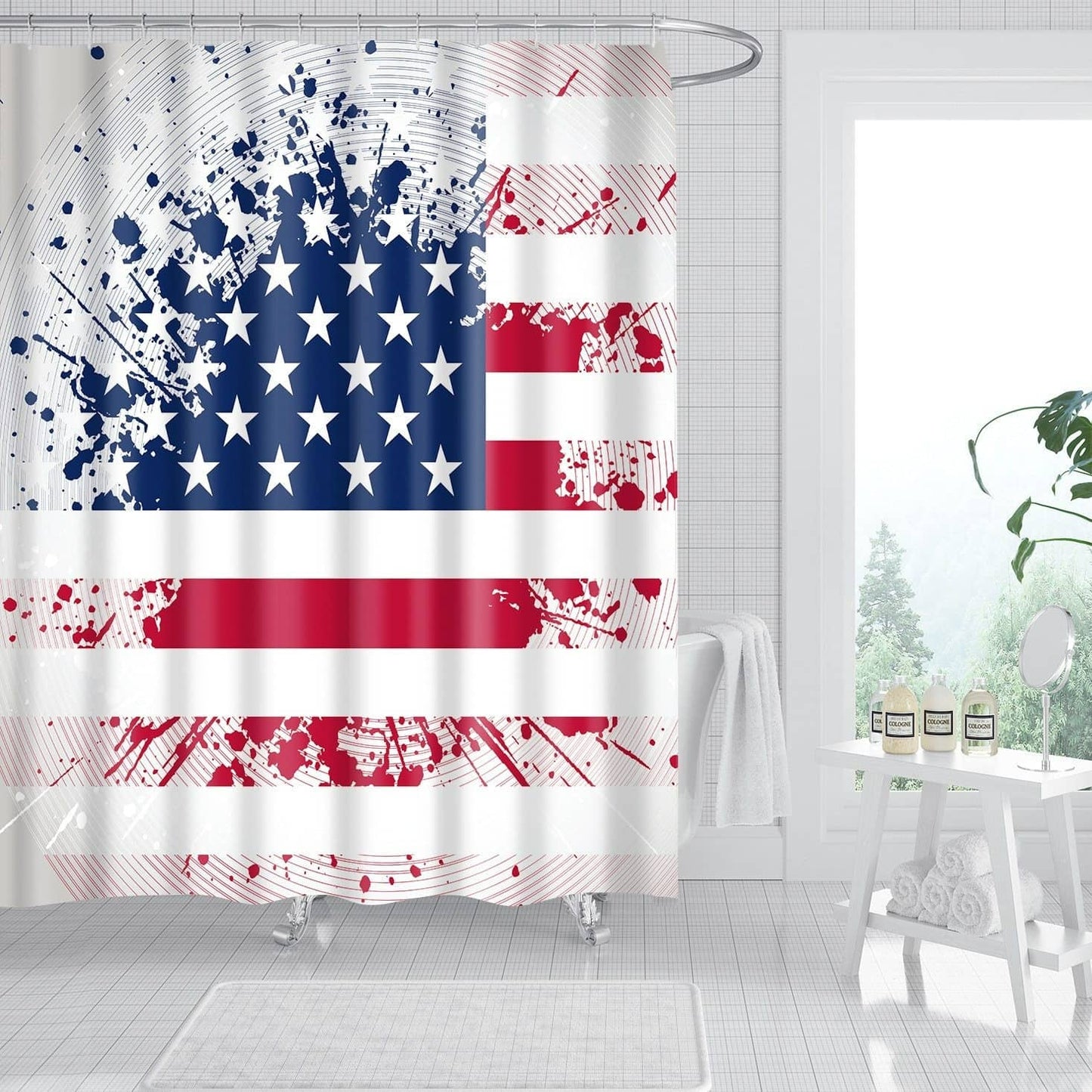 Rideau de Douche USA USA / 150x180cm