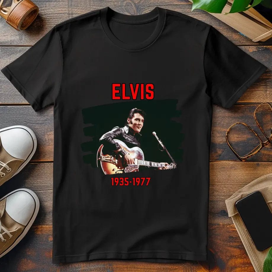 T-Shirt Elvis Noir / S