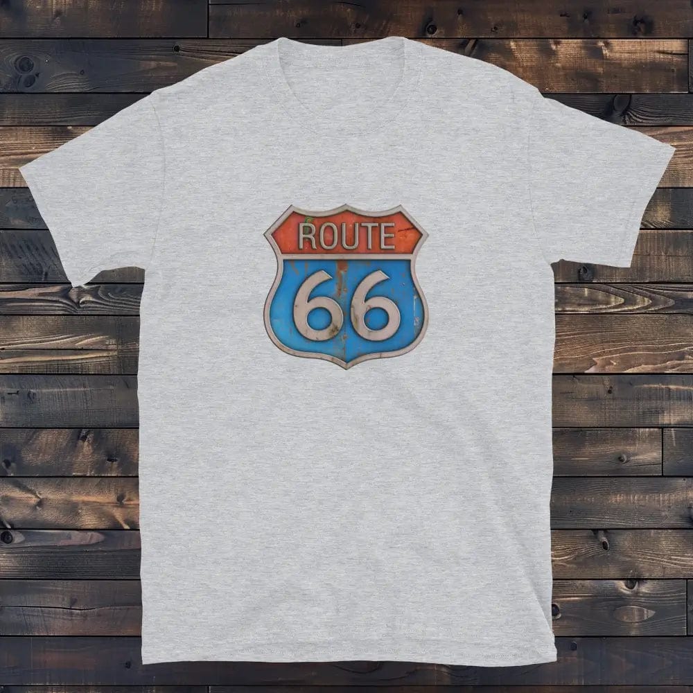 T-Shirt Route 66 Gris / S