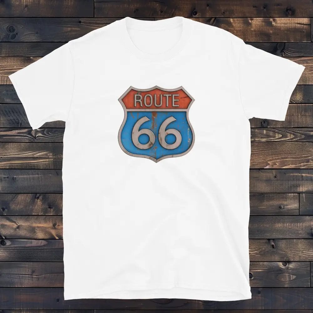 Tee Shirt Route 66 Femme Blanc / S