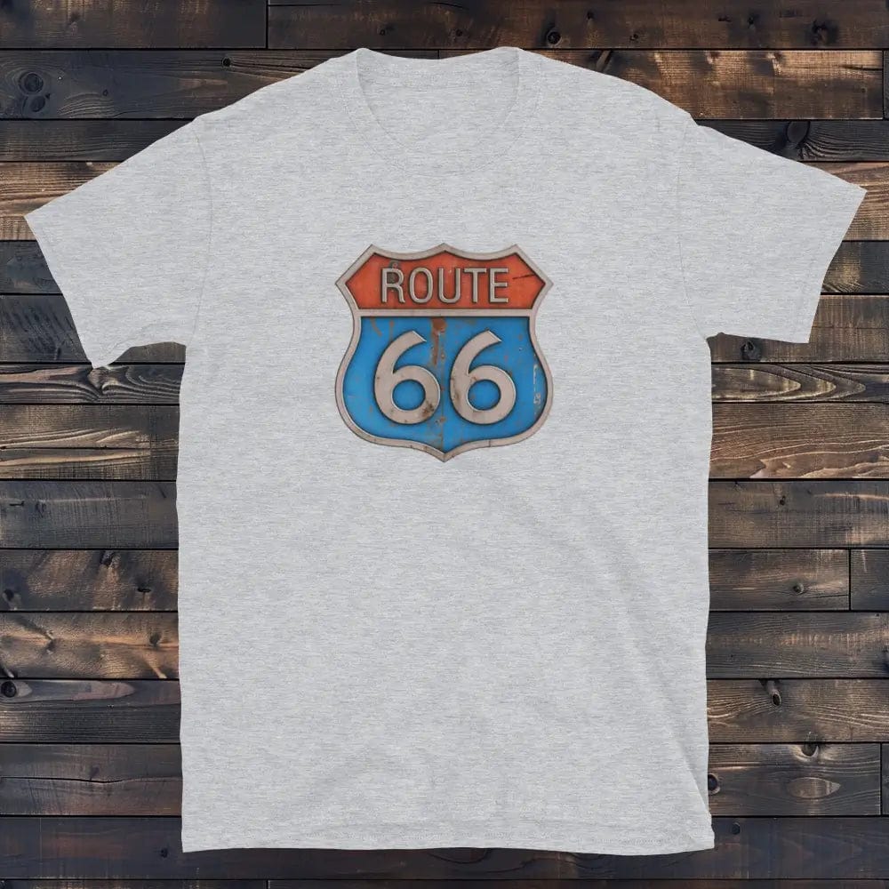 Tee Shirt Route 66 Femme Gris / S