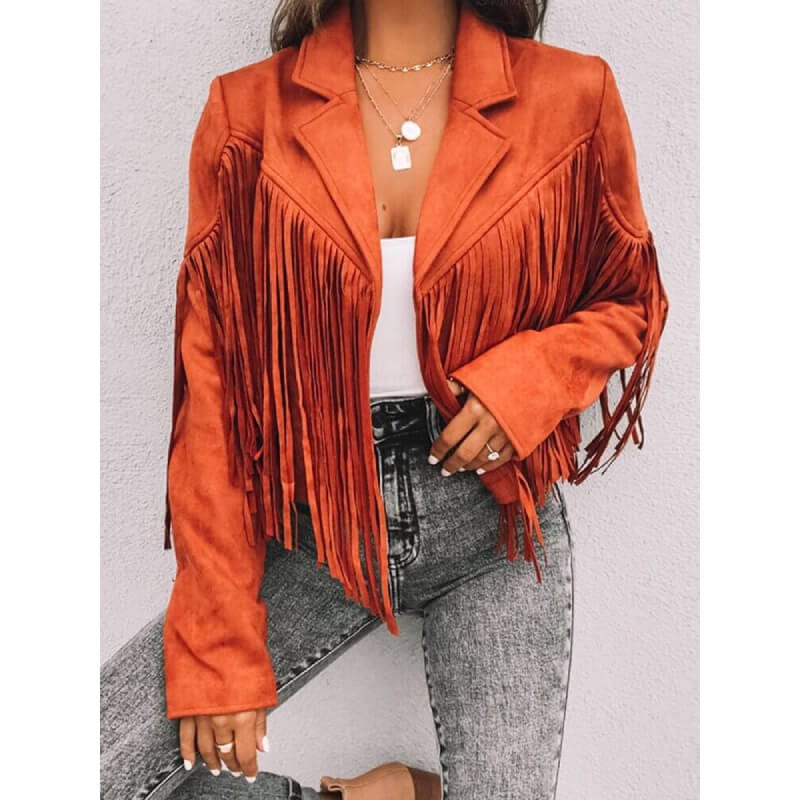 Veste Western à Franges Femme