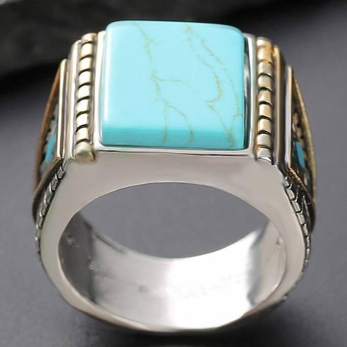 Bague Amérindienne Turquoise