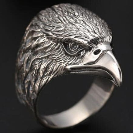 Bague Tête d'Aigle (Argent)