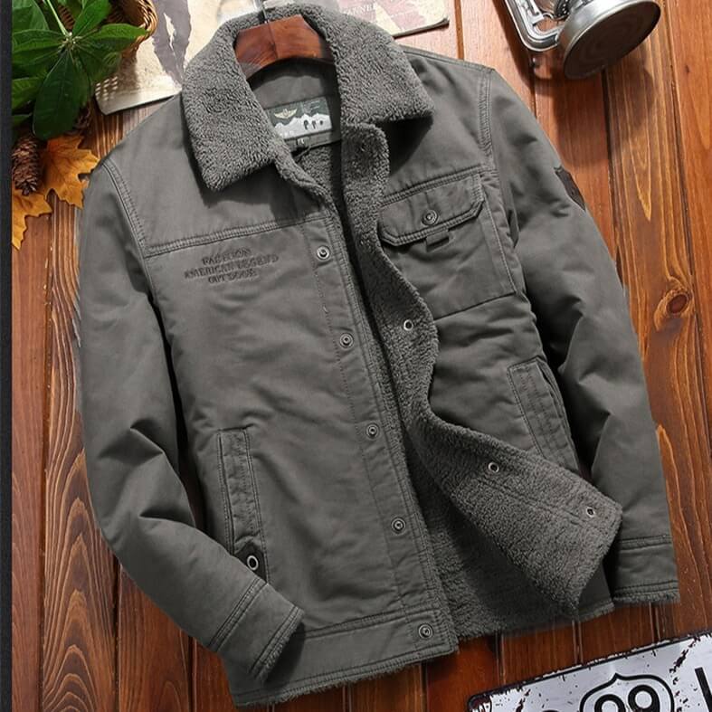 Blouson Cowboy Homme Vert gris / M 45-55Kkg