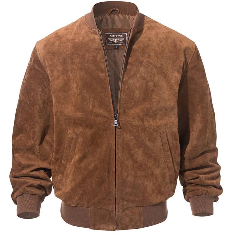 Blouson Western Daim Homme Marron / S