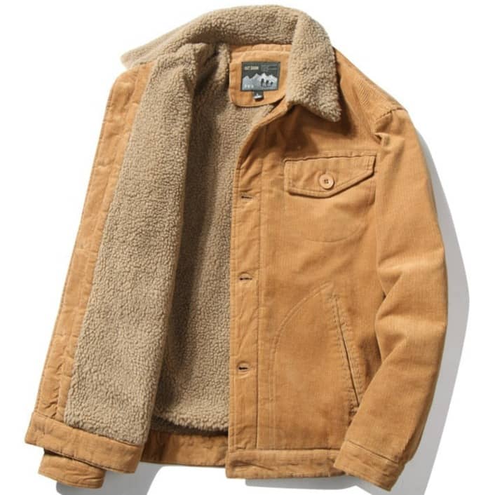 Blouson Western Homme Beige / M 40-52kg